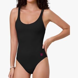 Chic Black One-Piece Swimsuit